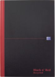 Black n Red Casebound Manuscript Book A4