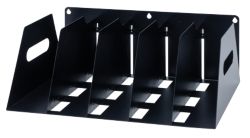 Rotadex Metal Lever Arch Filing Rack Black