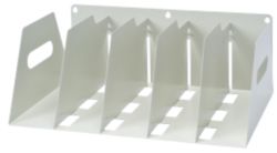 Metal Lever Arch Filing Rack Grey