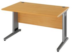 Largo Beech Effect Desk Beech 140W x 80D x 73H cm 