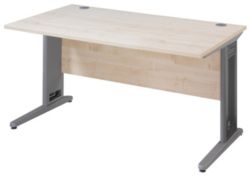 Largo Maple Effect Desk Maple 140W x 80D x 73H cm 