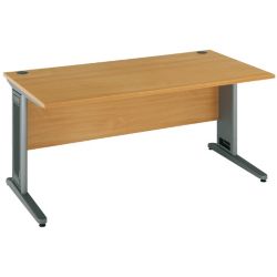Largo Beech Effect Desk Beech 160W x 80D x 73H cm 