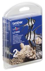 Brother LC1000 Black Printer Ink Cartridge Twin Pack LC1000BKBP2