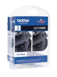 Brother LC1100 Printer Ink Cartridge Black Twin Pack LC1100BK2