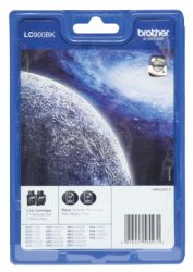 Brother LC900 Black Printer Ink Cartridge Twin Pack LC900U3