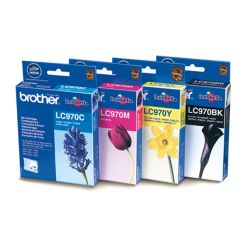 Brother LC970 Black and Colour Cartridge Bundle LC970BNDL