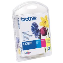 Brother LC970CMY Colour Ink Cartridge Pack LC970RBWBP