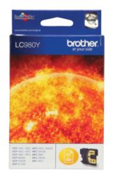 Brother LC980 Yellow Printer Ink Cartridge LC980Y