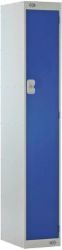 Link Single Door Locker Grey With Blue Door