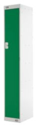 Link Single Door Locker Grey With Green Door
