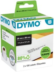 Dymo Labelwriter Standard Address Labels 89 x 28 mm
