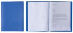 Elba Presentation Display Book A4 20 Pockets Blue