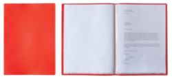 Elba Presentation Display Book A4 40 Pockets Red