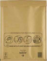Sealed Air Mail Lite Bubble Bags Gold H5 270 x 360 mm 50 Per Pack 