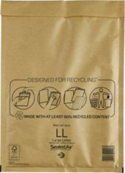 Sealed Air Mail Lite Bubble Bags Gold LL 230 x 330 mm 50 Per Pack 