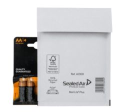 Sealed Air Mail Lite Plus Bubble Bags White A 000 110 x 160 mm 100 Per Pack