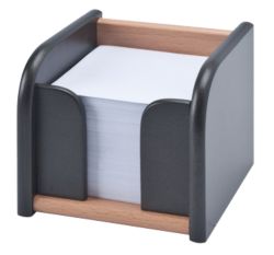 Wooden notes holder black