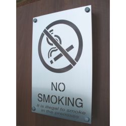 Executive No Smoking sign