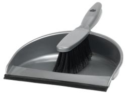 Dustpan And Brush Grey