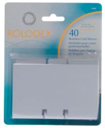 Rolodex Business Card Sleeves 57 x 101mm