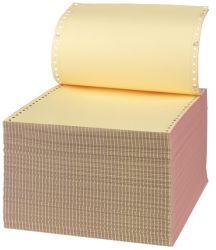 Niceday Listing Paper 279 x 241mm 3 Part NCR Plain White Pink Yellow