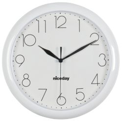 Niceday 12 Hour Wall Clock 300mm Diameter 