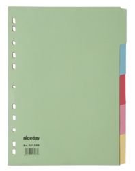 Niceday A4 Multipart Divider 5 Part