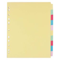 Niceday A4 10 Part Extra Wide Manilla Dividers 165 Micron