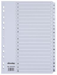 Niceday Mylar Reinforced White Tab Dividers A Z Printed 20 Part A4