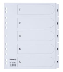 Niceday Premier Extra Wide Divider A4 5 Part