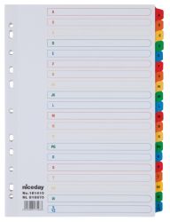 Niceday A4 Mylar Multi Coloured 20 Part Tab Dividers A Z Index