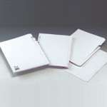 Niceday White Card Dividers 10 Part Punched