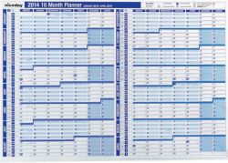 Niceday Wall Planner A1 16 Month