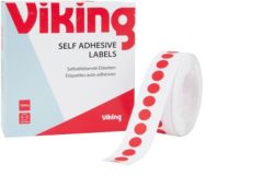 Niceday Niceday Coloured Labels Red 10mm