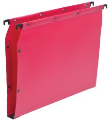 Niceday Polypropylene Lateral Supsension Files 30mm Base 330mm Red
