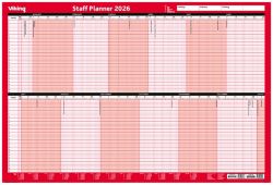 Niceday 2013 wall Planner Staff Planner 610 x 910mm 