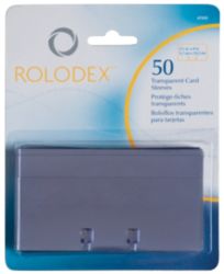 Rolodex Card Protectors 57 x 101mm