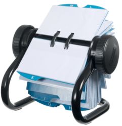 Rolodex Business Card File Black 200 x 145 400 Card Capacity