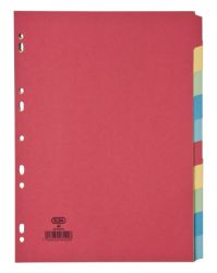 Elba Bright Subject Dividers 10 Part