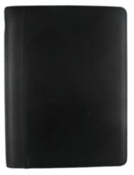 Filofax Lyndhurst Zip Organiser Leather Black A4 330 x 255mm