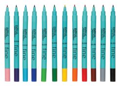 Berol Colourfine Colouring Pens Assorted 12pk