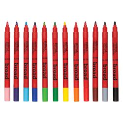 Berol Colourbroad Colouring Pens Assorted 12pk