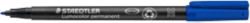 Staedtler Lumocolor OHP and CD Pen Permanent Medium Blue