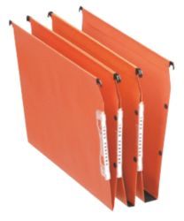 Esselte Orgarex Visicontrol Lateral Suspension Files 30mm Base 330mm Orange Box 25