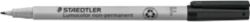 Staedtler Lumocolor OHP and CD Pen Non Permanent Fine Black 