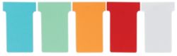 Nobo T Cards Size 2 Assorted Colours