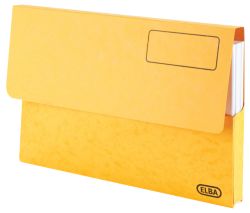 Elba Document Wallet Foolscap Yellow