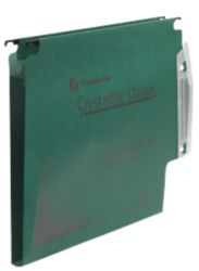 Rexel Crystalfile Classic Lateral Suspension Files Manilla V Base 15mm Capacity W275xH305mm Green Box 50