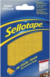 Sellotape Hook PadS Pack 96 