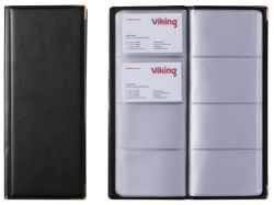 Business Card Holder Fixed Leaf Holds 128 cards